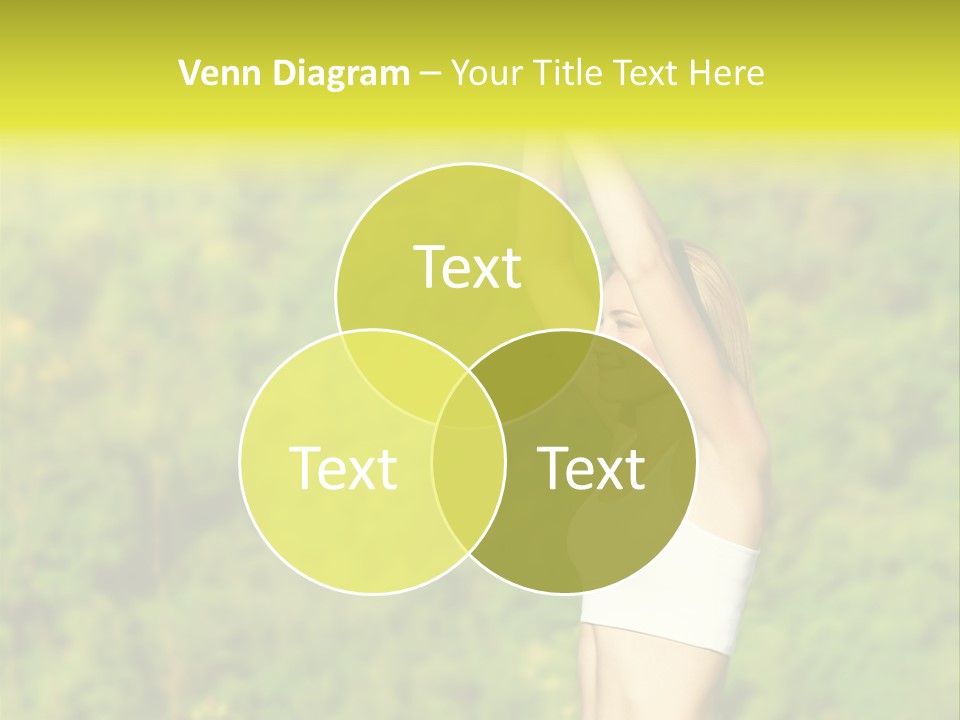 European Caucasian Blonde PowerPoint Template