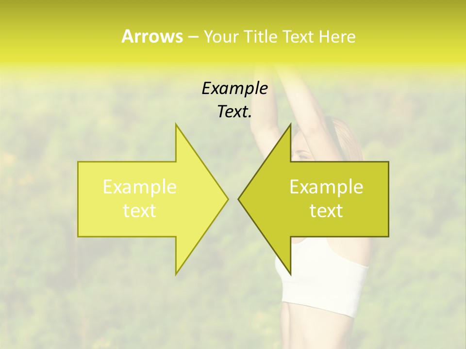 European Caucasian Blonde PowerPoint Template