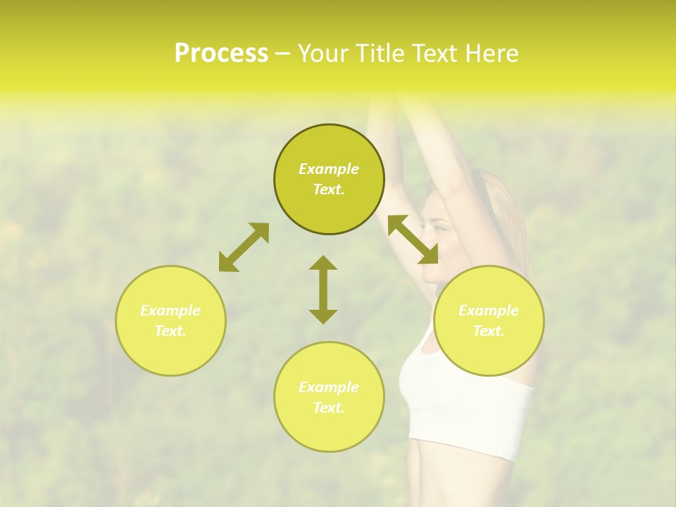 European Caucasian Blonde PowerPoint Template