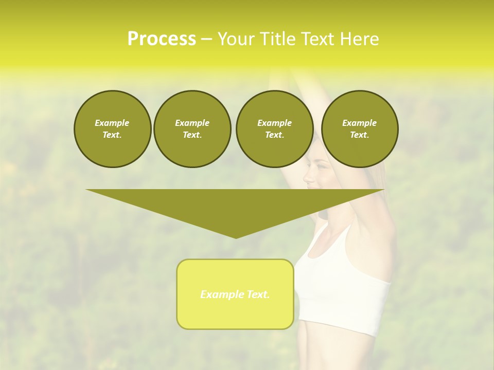 European Caucasian Blonde PowerPoint Template