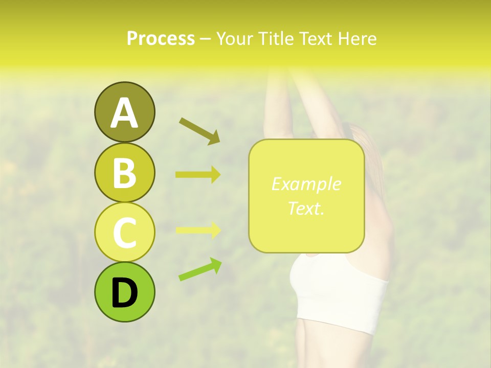 European Caucasian Blonde PowerPoint Template