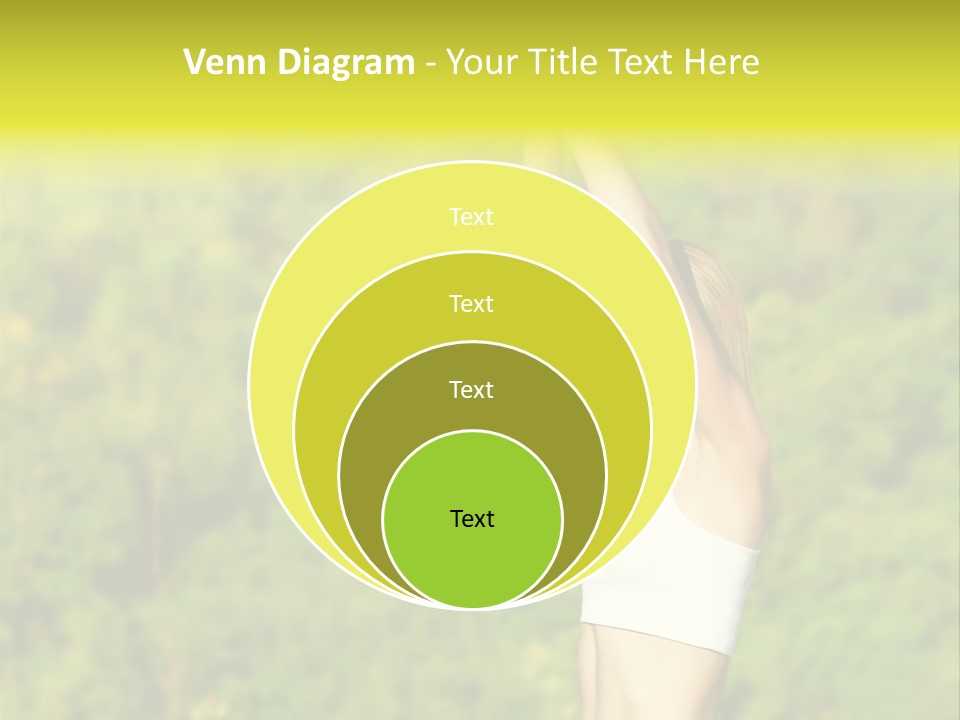 European Caucasian Blonde PowerPoint Template