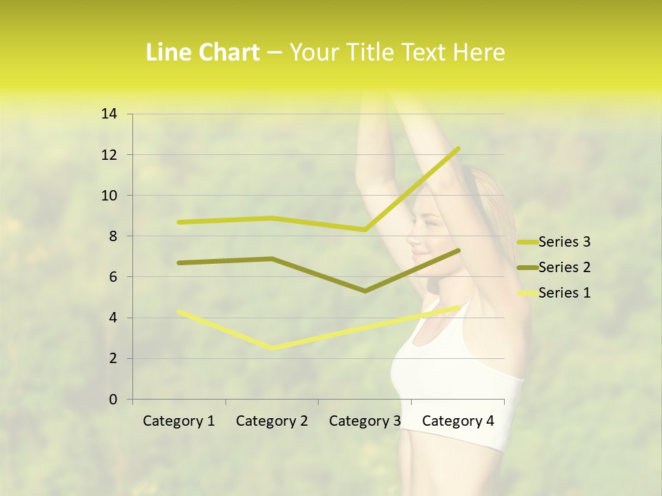European Caucasian Blonde PowerPoint Template