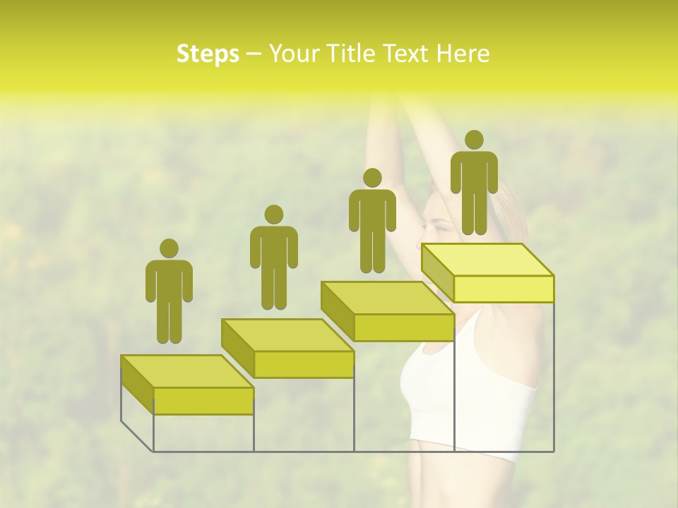 European Caucasian Blonde PowerPoint Template