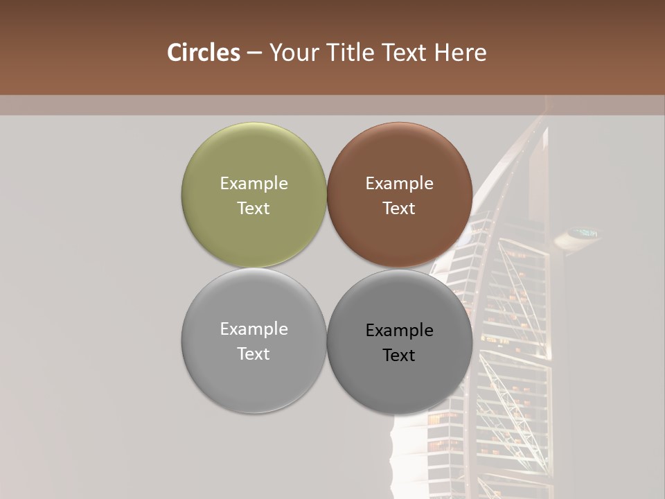 Outdoor Modern Gulf PowerPoint Template