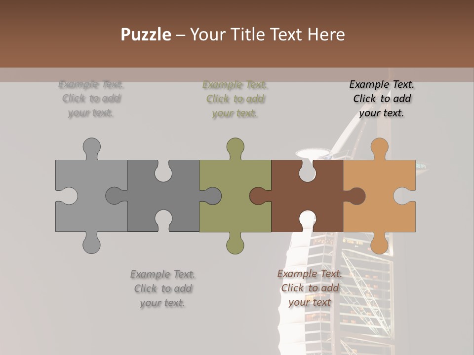 Outdoor Modern Gulf PowerPoint Template