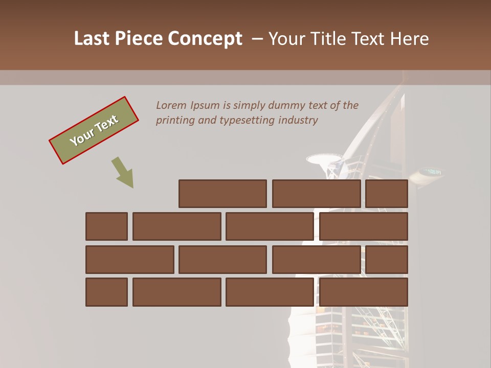 Outdoor Modern Gulf PowerPoint Template