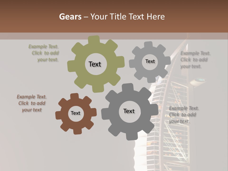 Outdoor Modern Gulf PowerPoint Template