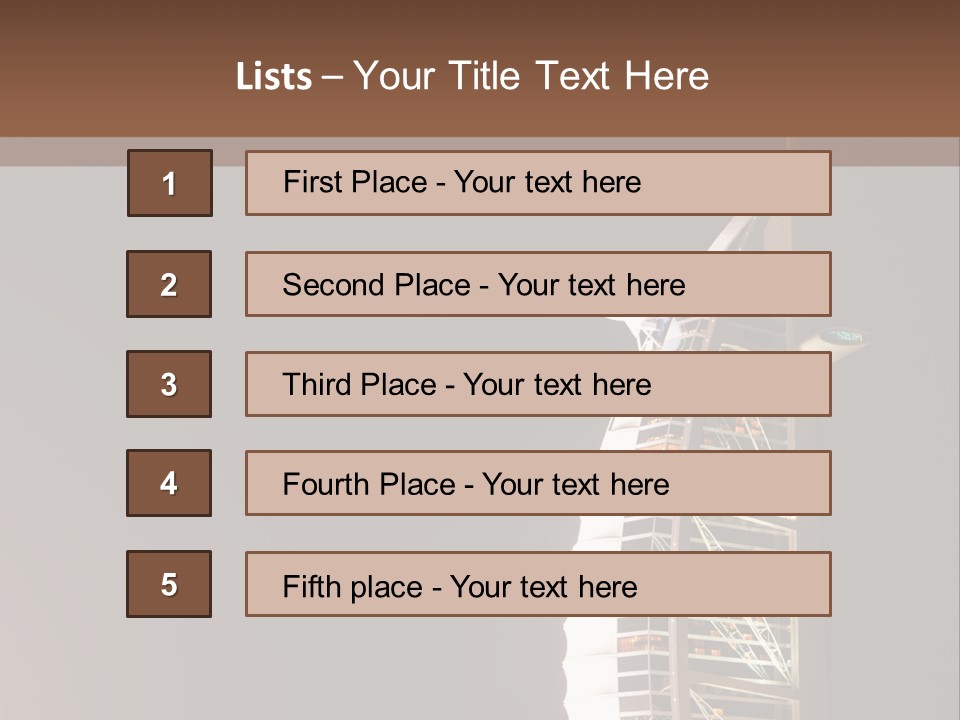 Outdoor Modern Gulf PowerPoint Template