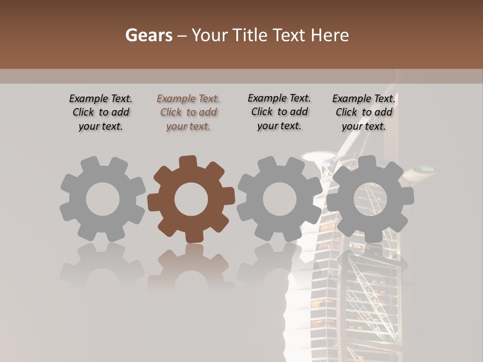 Outdoor Modern Gulf PowerPoint Template