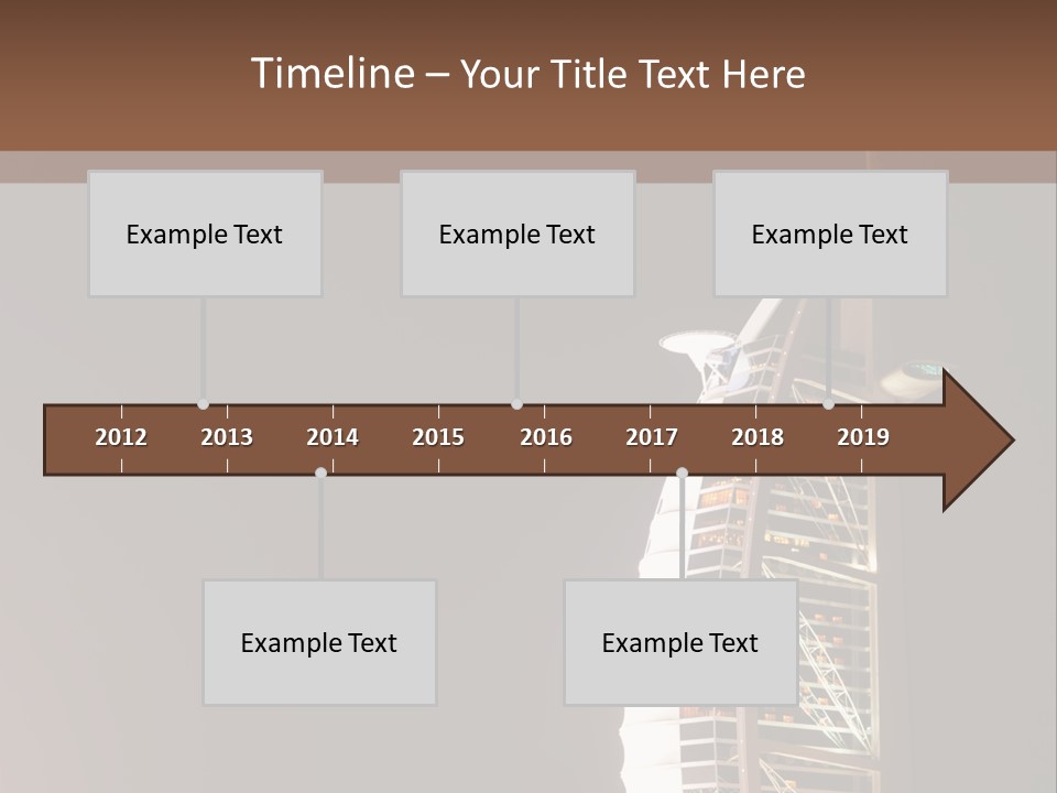 Outdoor Modern Gulf PowerPoint Template