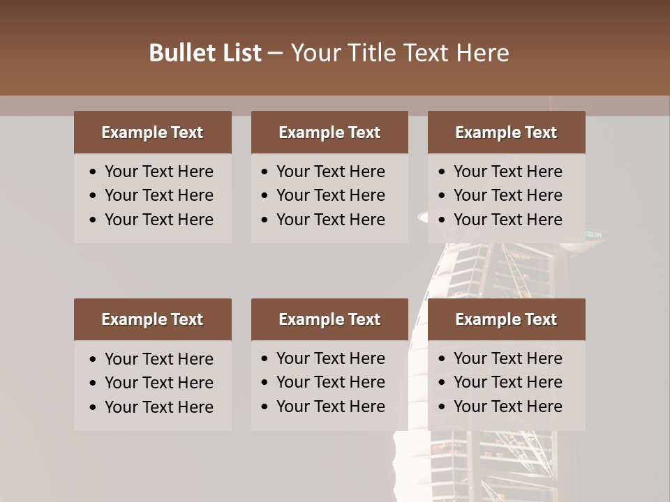 Outdoor Modern Gulf PowerPoint Template