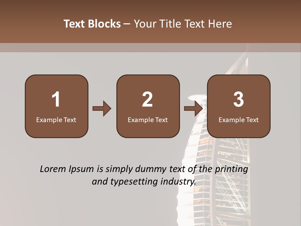 Outdoor Modern Gulf PowerPoint Template