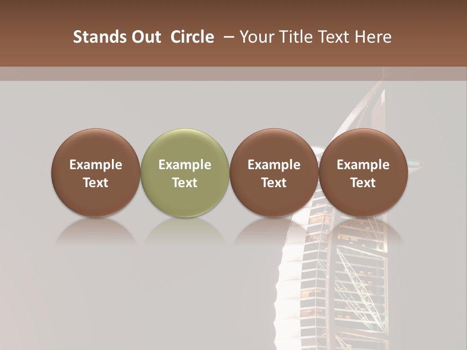 Outdoor Modern Gulf PowerPoint Template