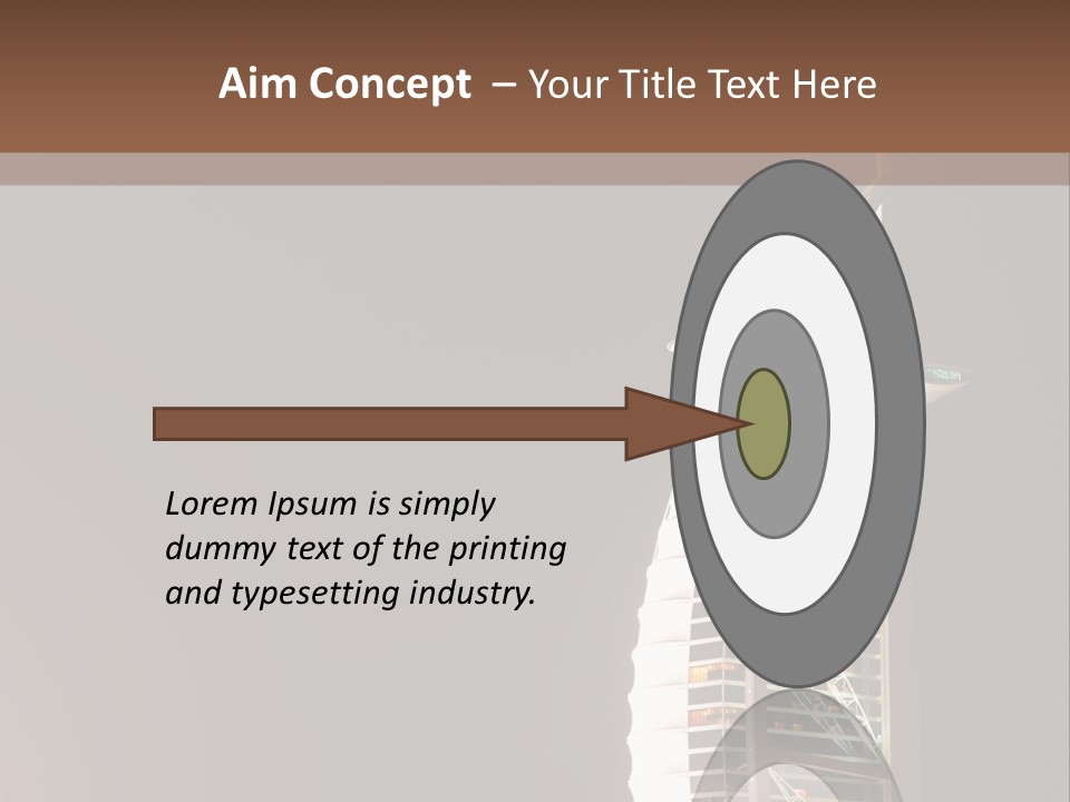 Outdoor Modern Gulf PowerPoint Template