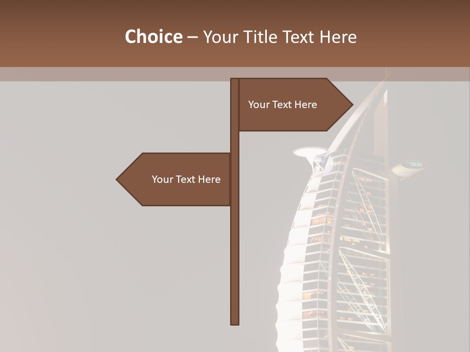 Outdoor Modern Gulf PowerPoint Template