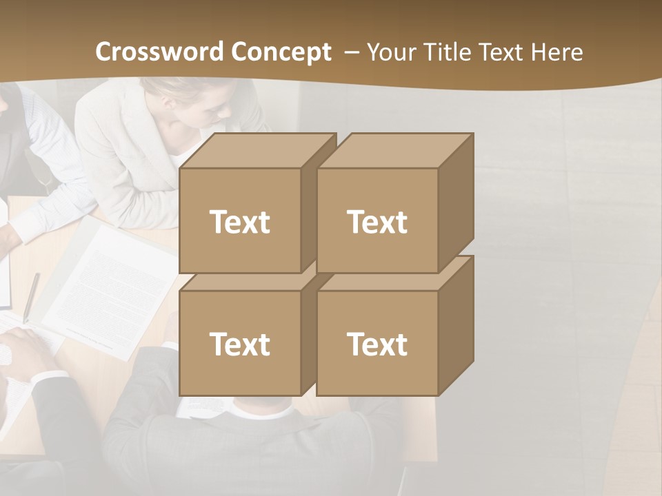 Colleague Young Meeting PowerPoint Template