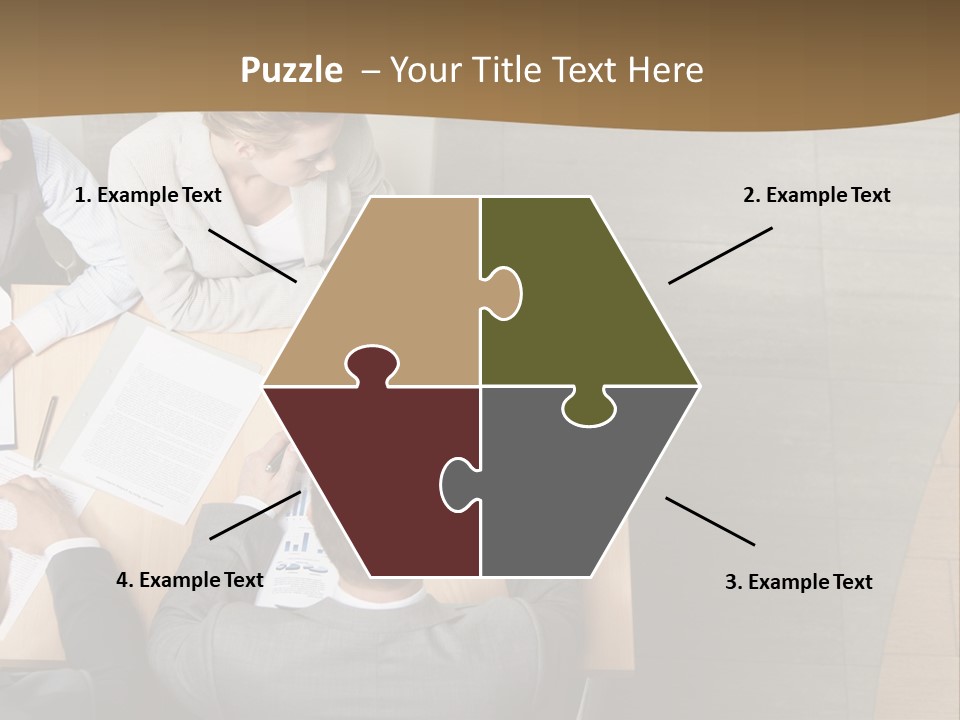 Colleague Young Meeting PowerPoint Template
