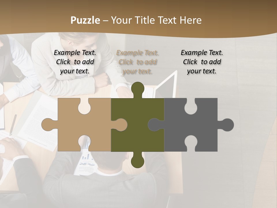 Colleague Young Meeting PowerPoint Template