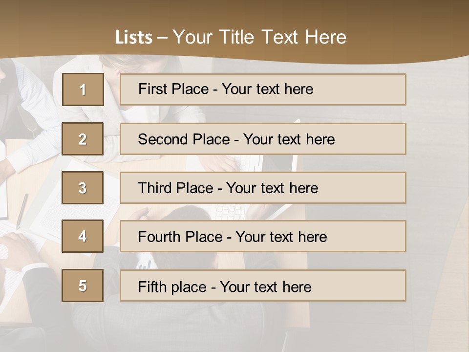 Colleague Young Meeting PowerPoint Template