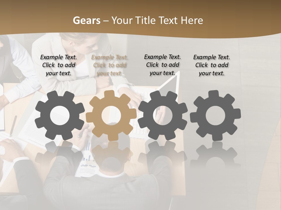 Colleague Young Meeting PowerPoint Template