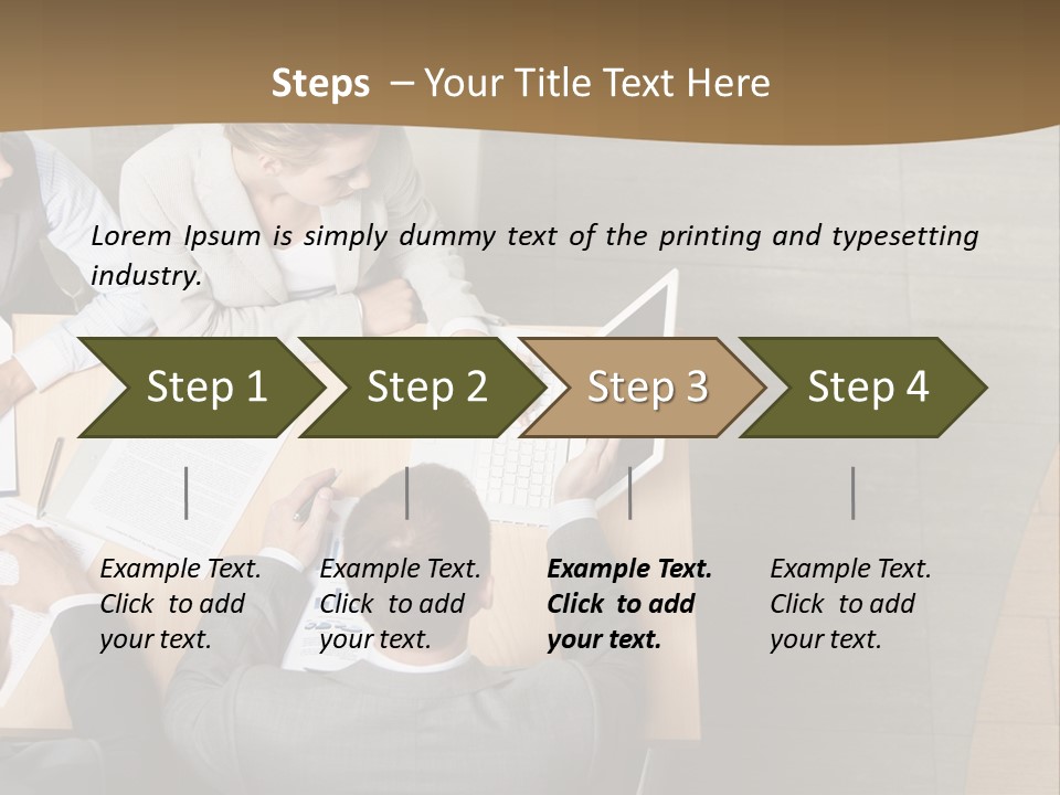 Colleague Young Meeting PowerPoint Template
