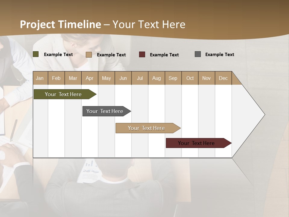 Colleague Young Meeting PowerPoint Template