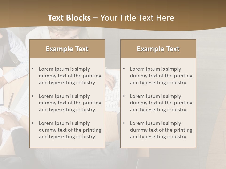 Colleague Young Meeting PowerPoint Template