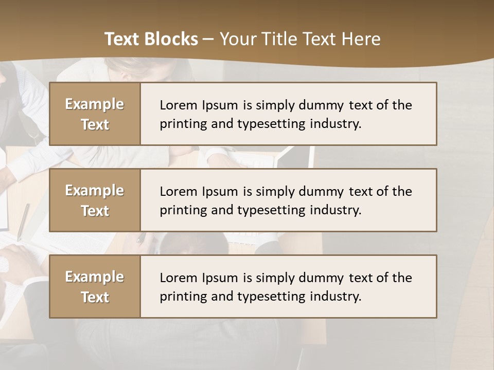 Colleague Young Meeting PowerPoint Template