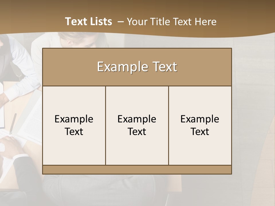 Colleague Young Meeting PowerPoint Template