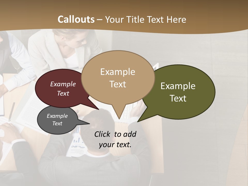Colleague Young Meeting PowerPoint Template