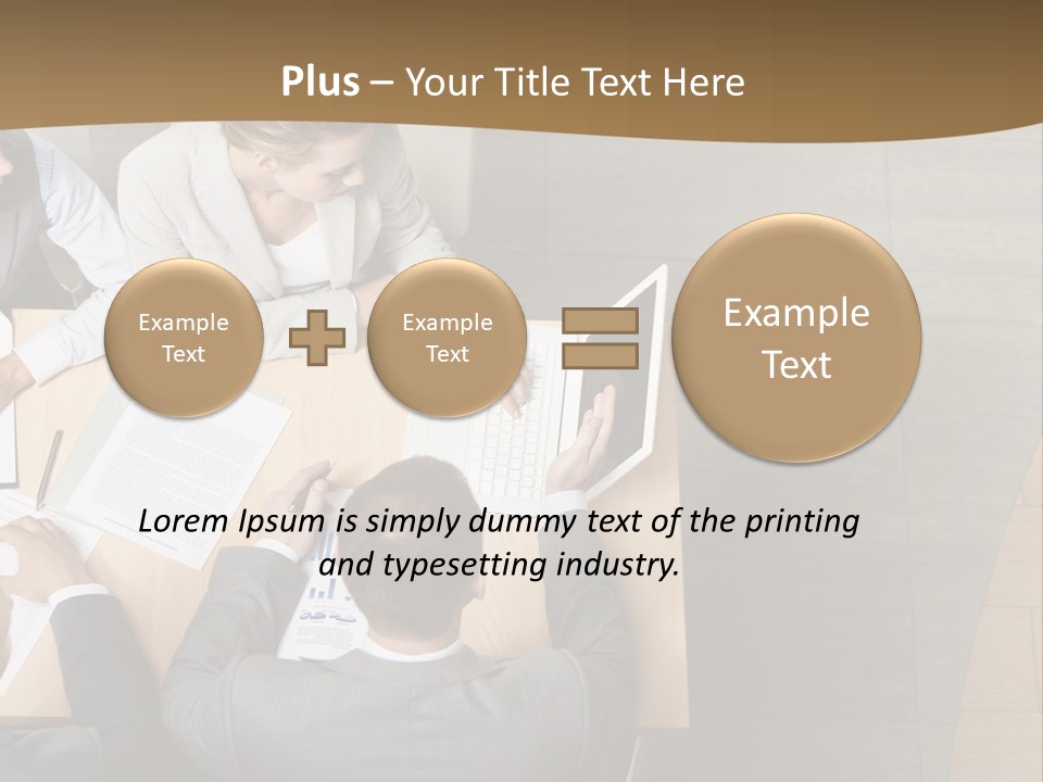 Colleague Young Meeting PowerPoint Template