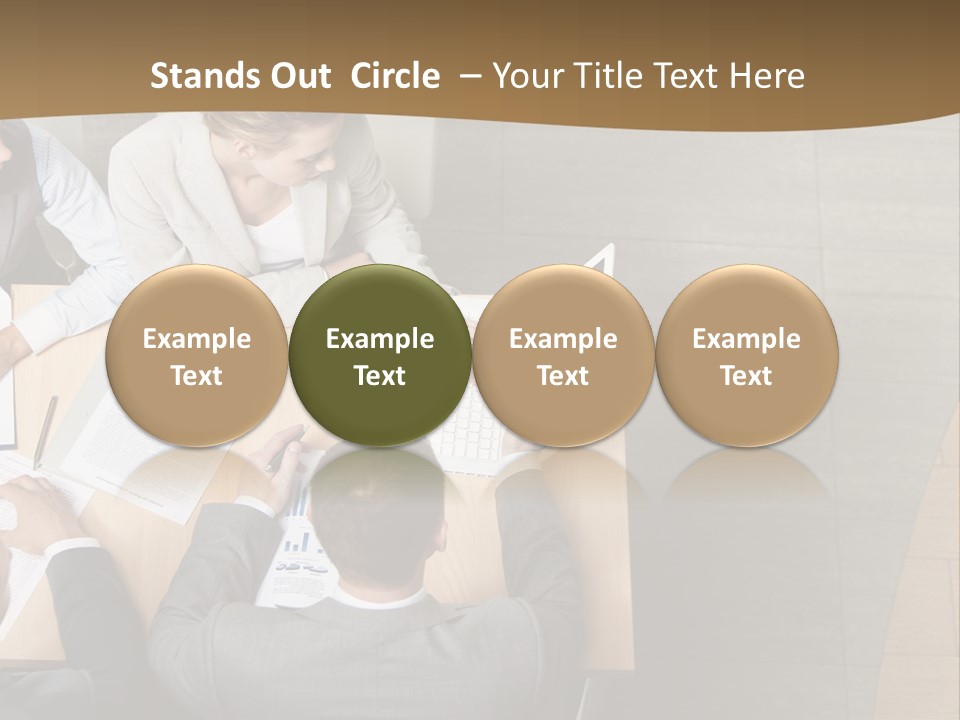 Colleague Young Meeting PowerPoint Template