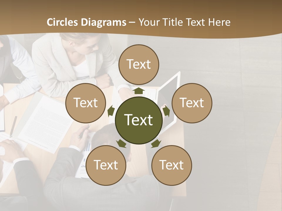 Colleague Young Meeting PowerPoint Template