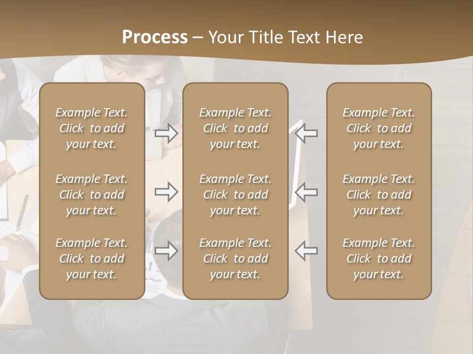 Colleague Young Meeting PowerPoint Template