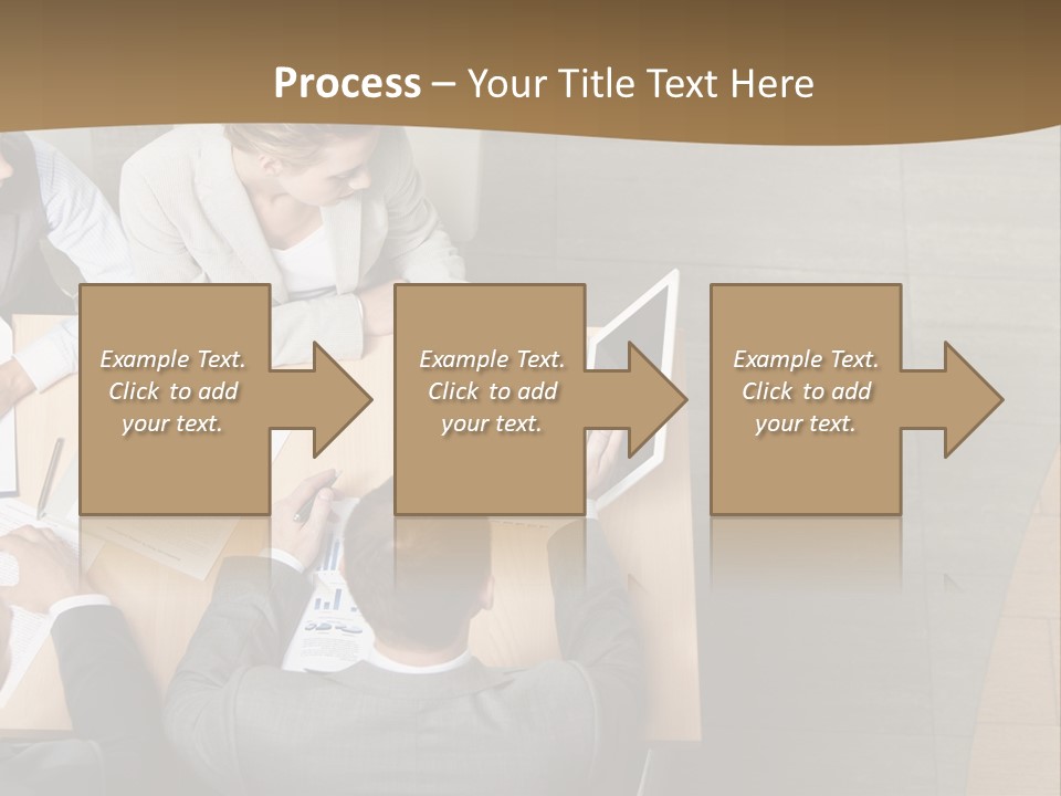 Colleague Young Meeting PowerPoint Template