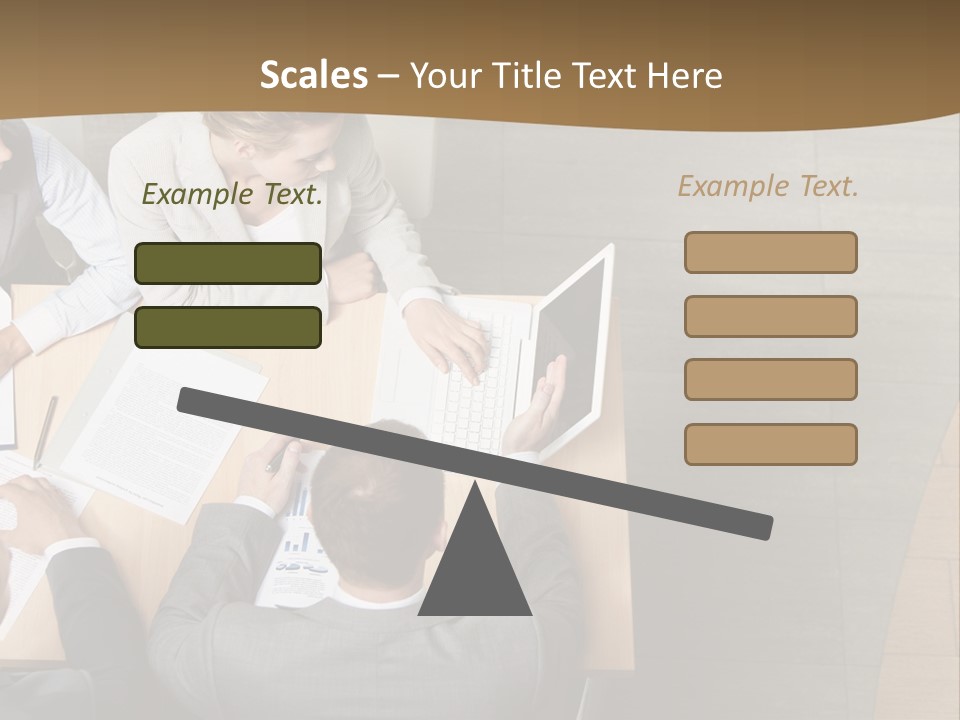 Colleague Young Meeting PowerPoint Template