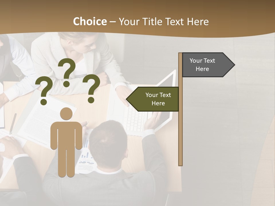 Colleague Young Meeting PowerPoint Template