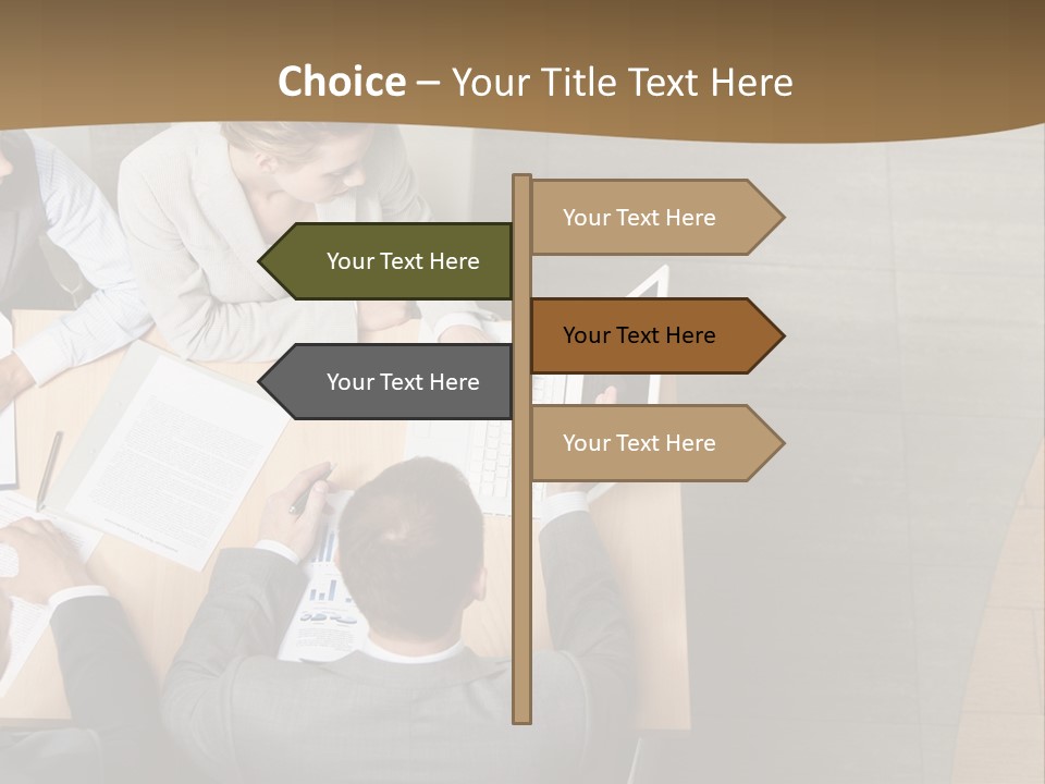 Colleague Young Meeting PowerPoint Template
