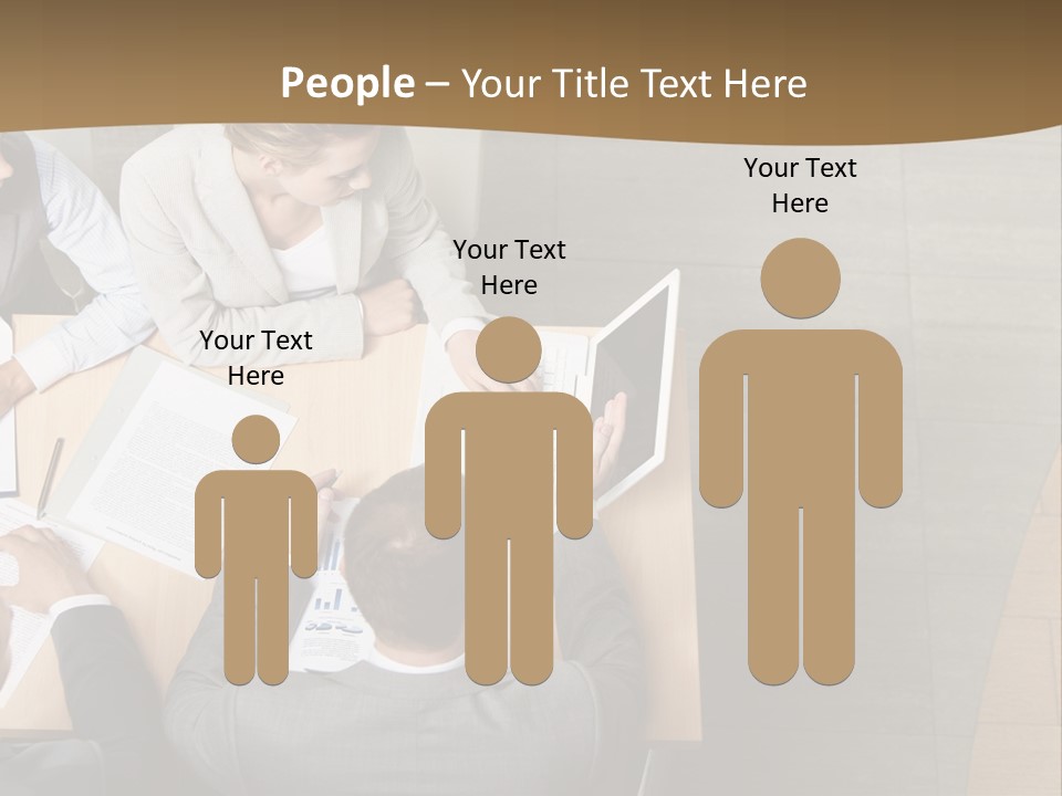 Colleague Young Meeting PowerPoint Template