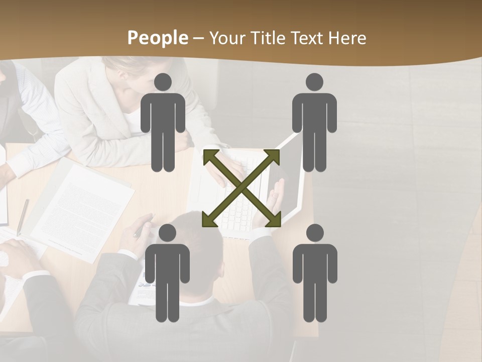 Colleague Young Meeting PowerPoint Template