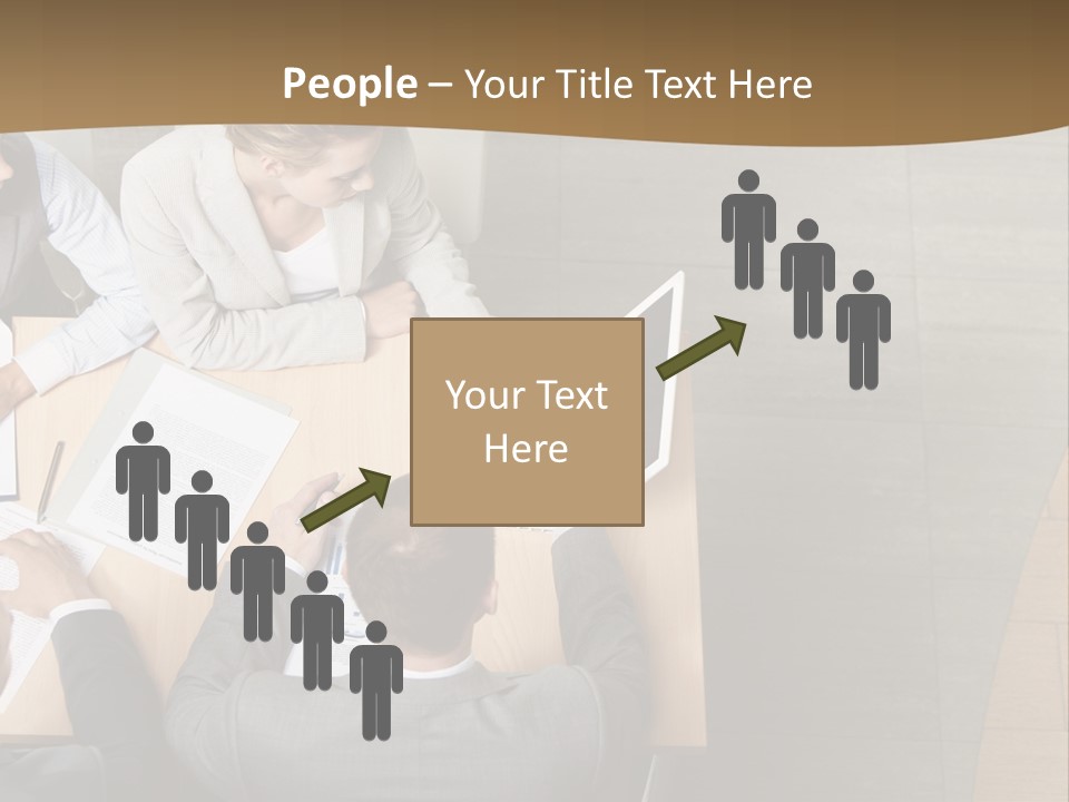 Colleague Young Meeting PowerPoint Template