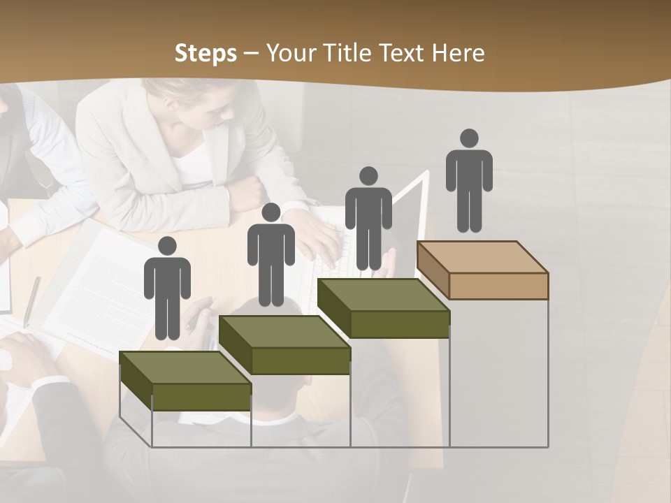 Colleague Young Meeting PowerPoint Template