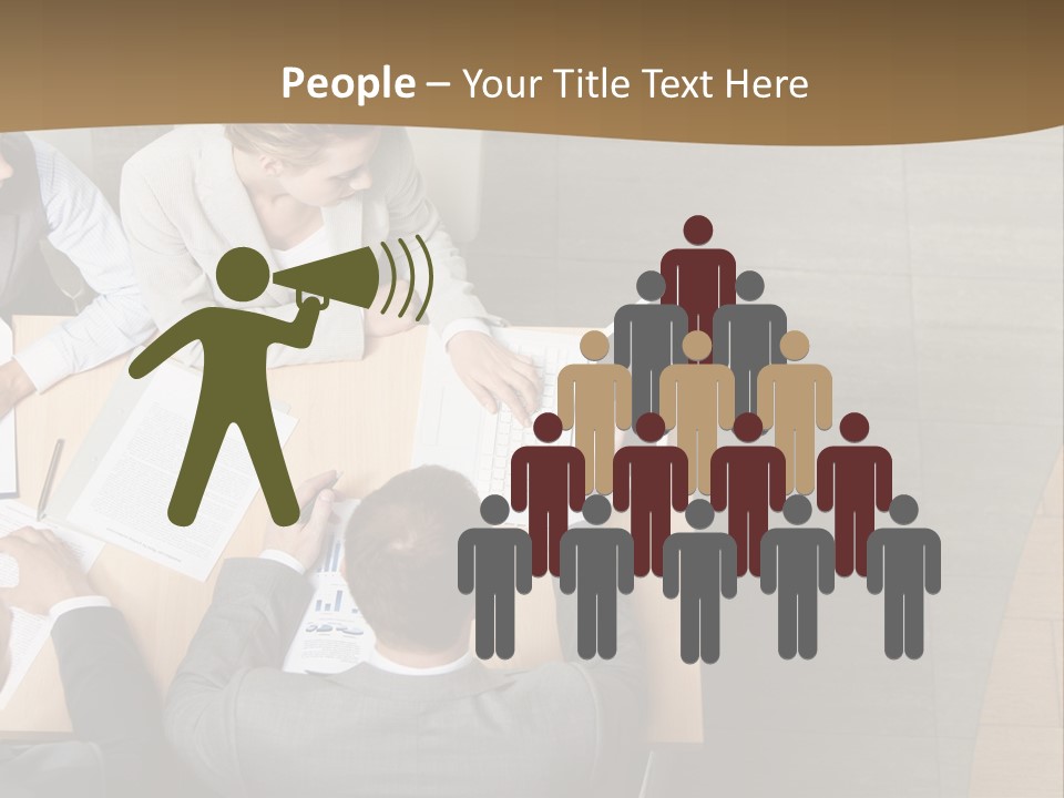 Colleague Young Meeting PowerPoint Template