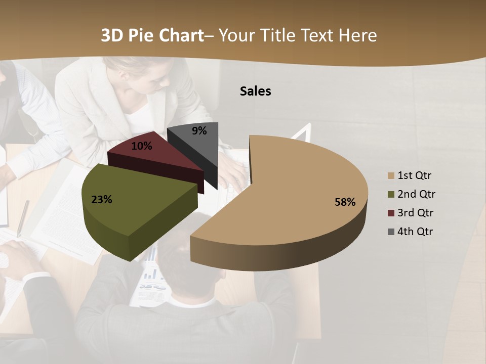 Colleague Young Meeting PowerPoint Template