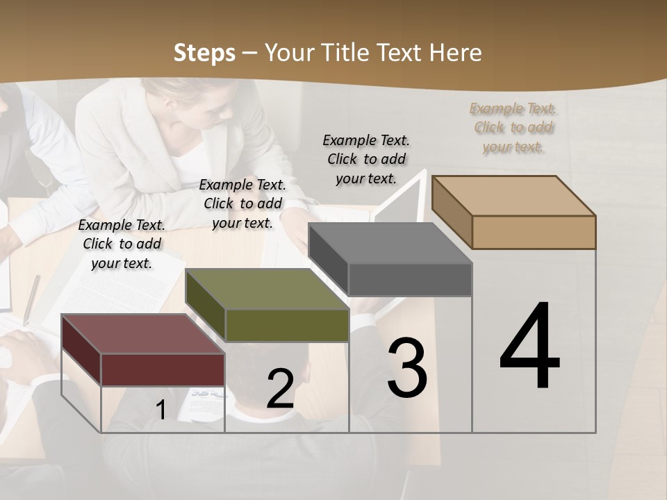 Colleague Young Meeting PowerPoint Template