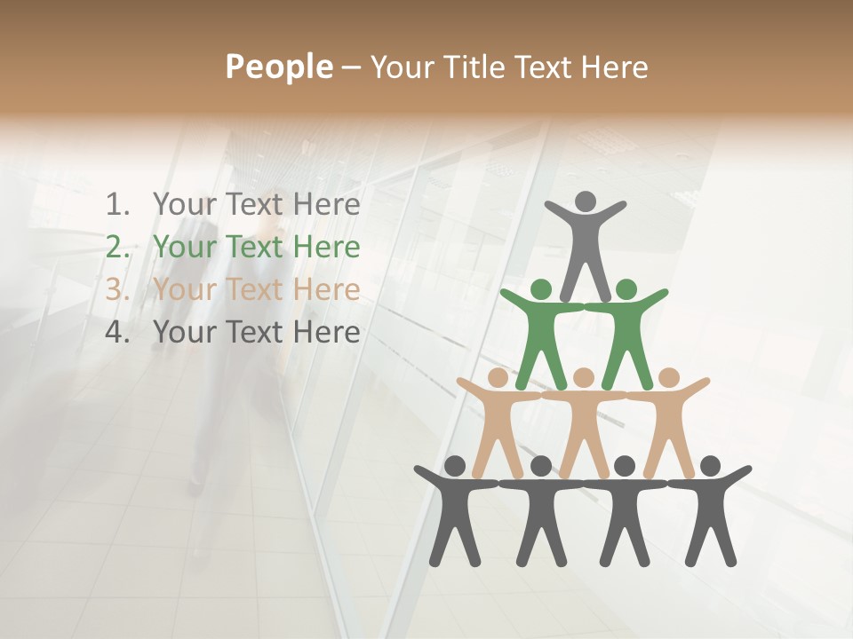 Group Executive Team PowerPoint Template