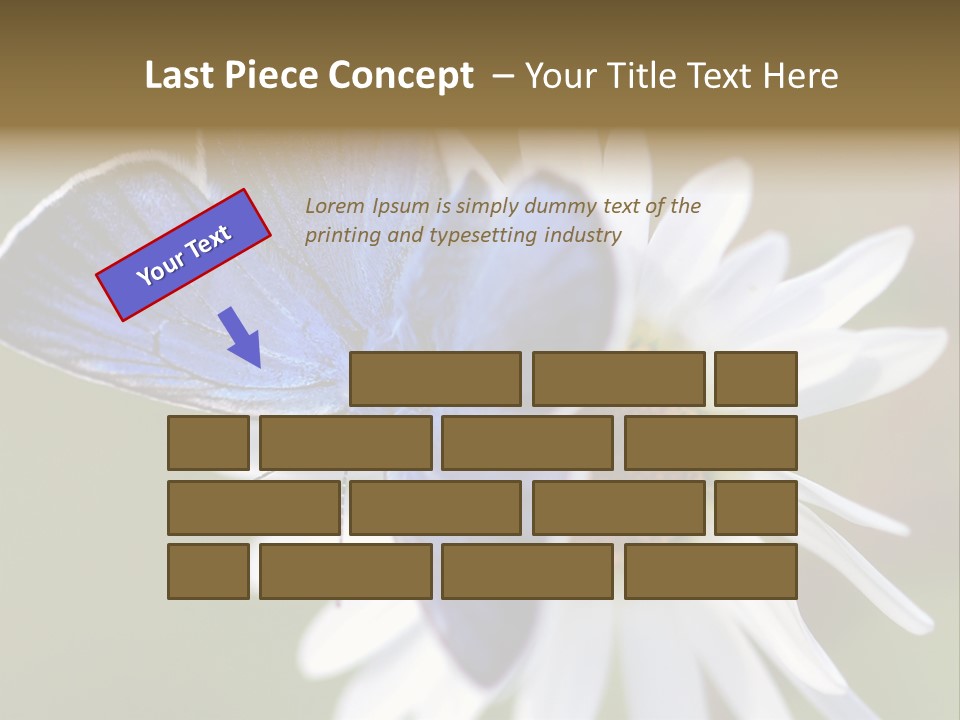 Closeup Botany Rain PowerPoint Template