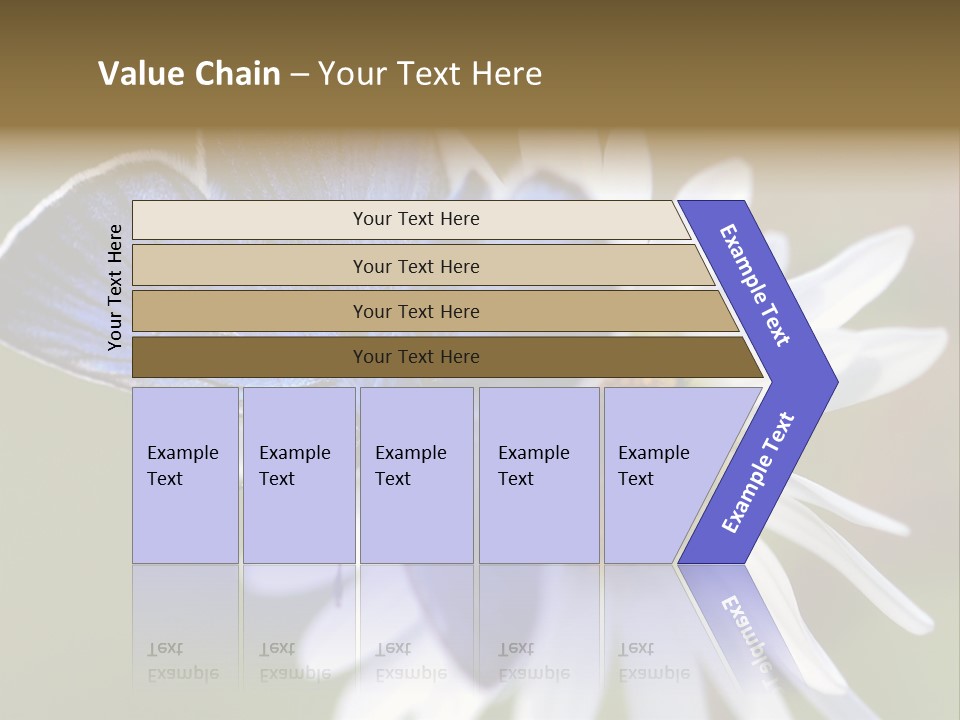 Closeup Botany Rain PowerPoint Template