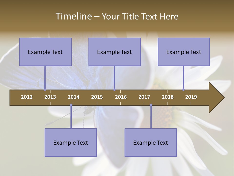 Closeup Botany Rain PowerPoint Template